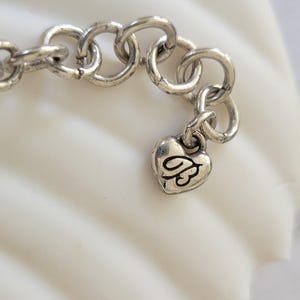 Brighton Silver Plated Black Glass Panel Link Bracelet, Adjustable Statement Cuff bild 4