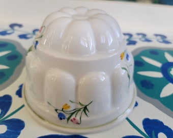 Molde de porcelana floral para colgar en la pared, fabricado en Italia