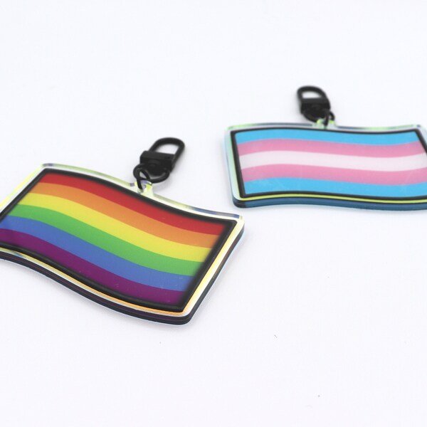 Dijes de la bandera del orgullo / Llaveros de Dead by Daylight