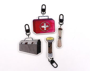 Tools for the Trial | Solid Acrylic Charms | Dead by Daylight Keychains