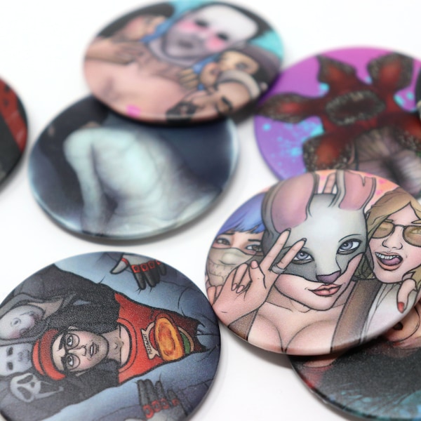 DBD Killer Bootylicious Pins | Dead by Daylight Pinback Buttons