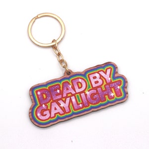 Dead by Gaylight | Wooden Pride Charm | Dead by Daylight Keychains