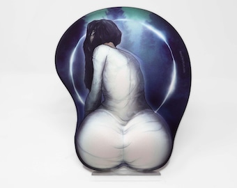 Sadako Mousepad | "Bootylicious Sadako" | Dead by Daylight Oppai 3D Mousepad with Wrist Rest