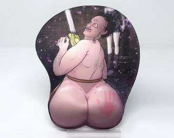 The Cannibal Mousepad | "Bootylicious Bubba" | Dead by Daylight Oppai 3D Mousepad with Wrist Rest