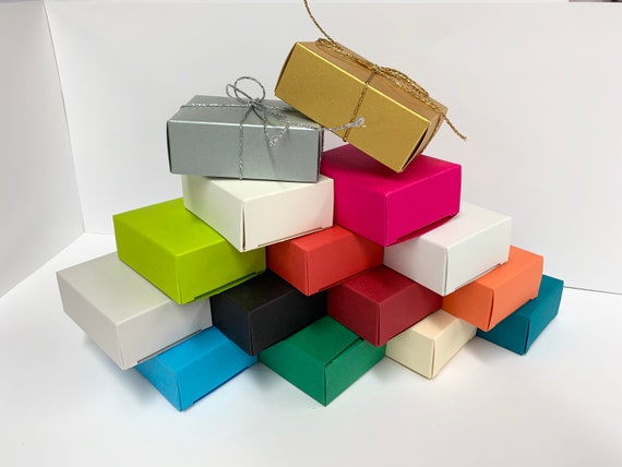 10 X SMALL 6cm CUBE BOXES Packaging Crafts Favour Boxes Bath Bomb Sweet Box  Biscuit or Macarons Size 6 X 6 X 6cm -  New Zealand