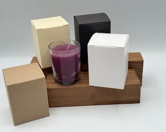 10 x 9cl VOTIVE JAR Candle Boxes | Product packaging | Size 58mm x 58mm x 75mm