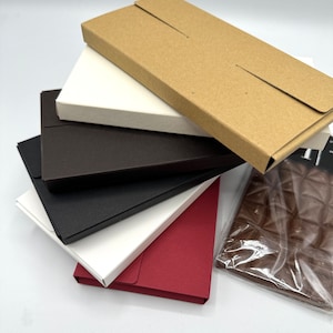 10 x BAR WRAPPER/BOX  | Size 158 x 78 x 12mm | Chocolate Bar or Slim Wax Melt Snap Bar