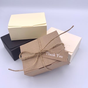 10 x SMALL RECTANGLE Gift Boxes | Size 8.5cm x 6 x 3.5cm |  Biscuit, Cookies or Sweet box | Small Gift Box | Wedding Favour Boxes