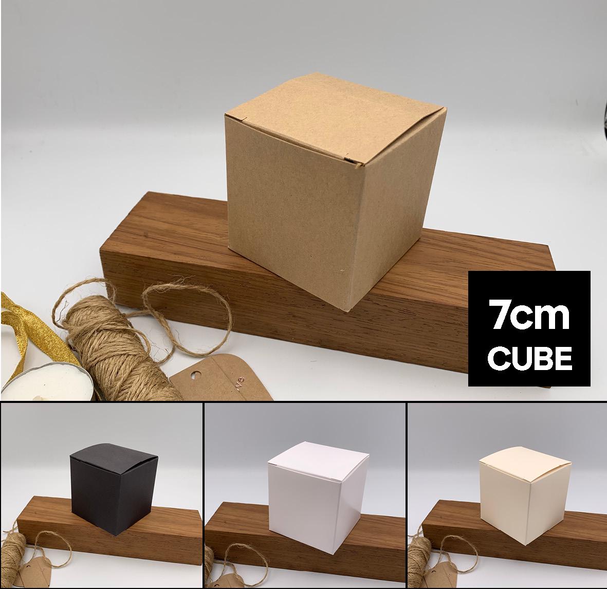 7cm CUBE BOXES (x10) | Packaging Box | Candle Boxes | Jewellery