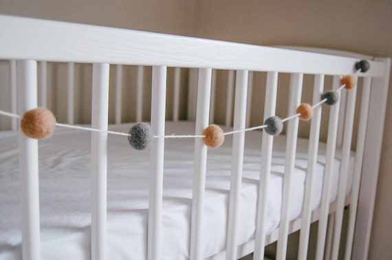 nursery pom pom garland