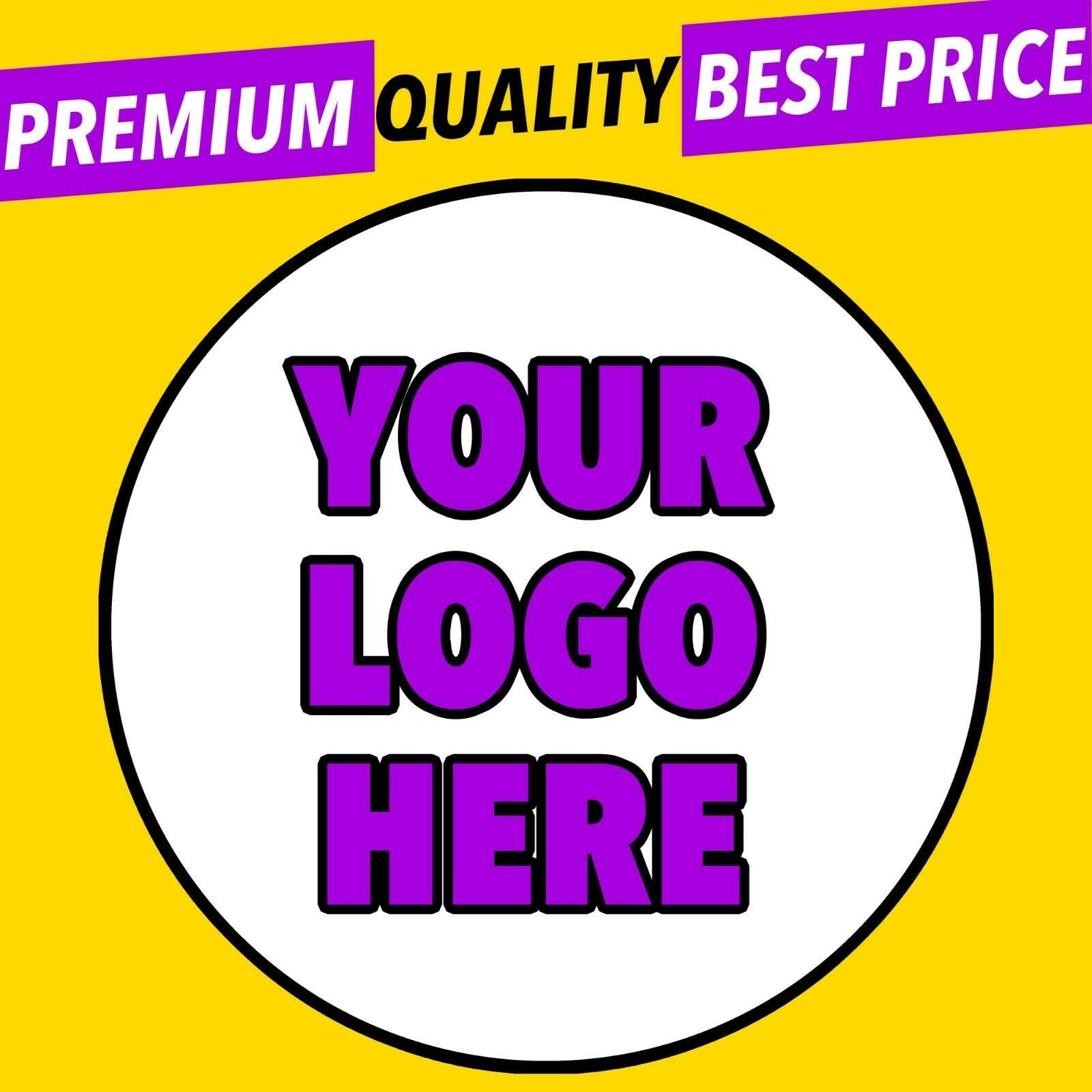Business logo stickers brand stickers gloss stickers matt Etsy