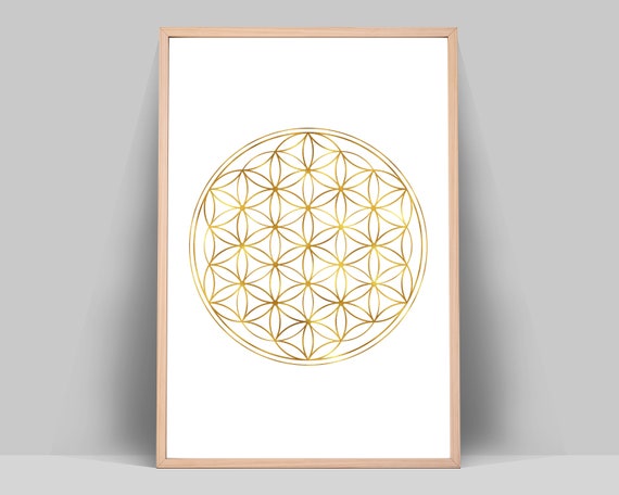 Flower Of Life Digital Download Abstract Wall Art