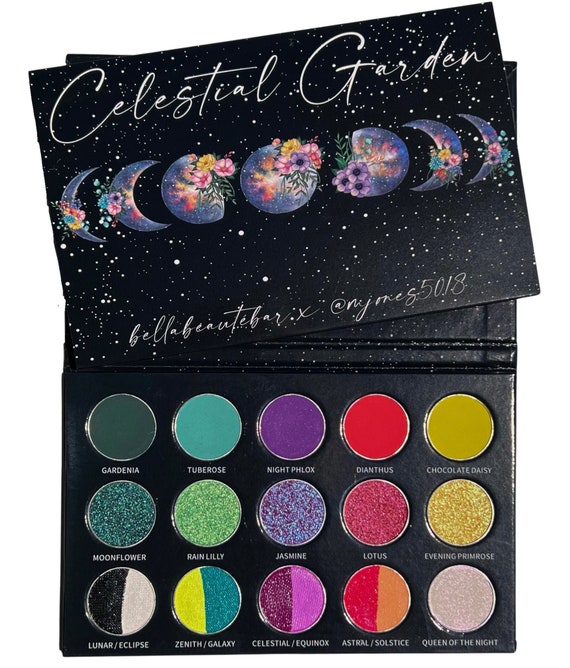 Jasmine Sandal Sex Video - Celestial Garden X mjones5018 Eyeshadow Palette - Etsy