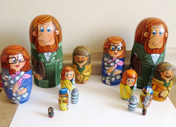 character nesting dolls