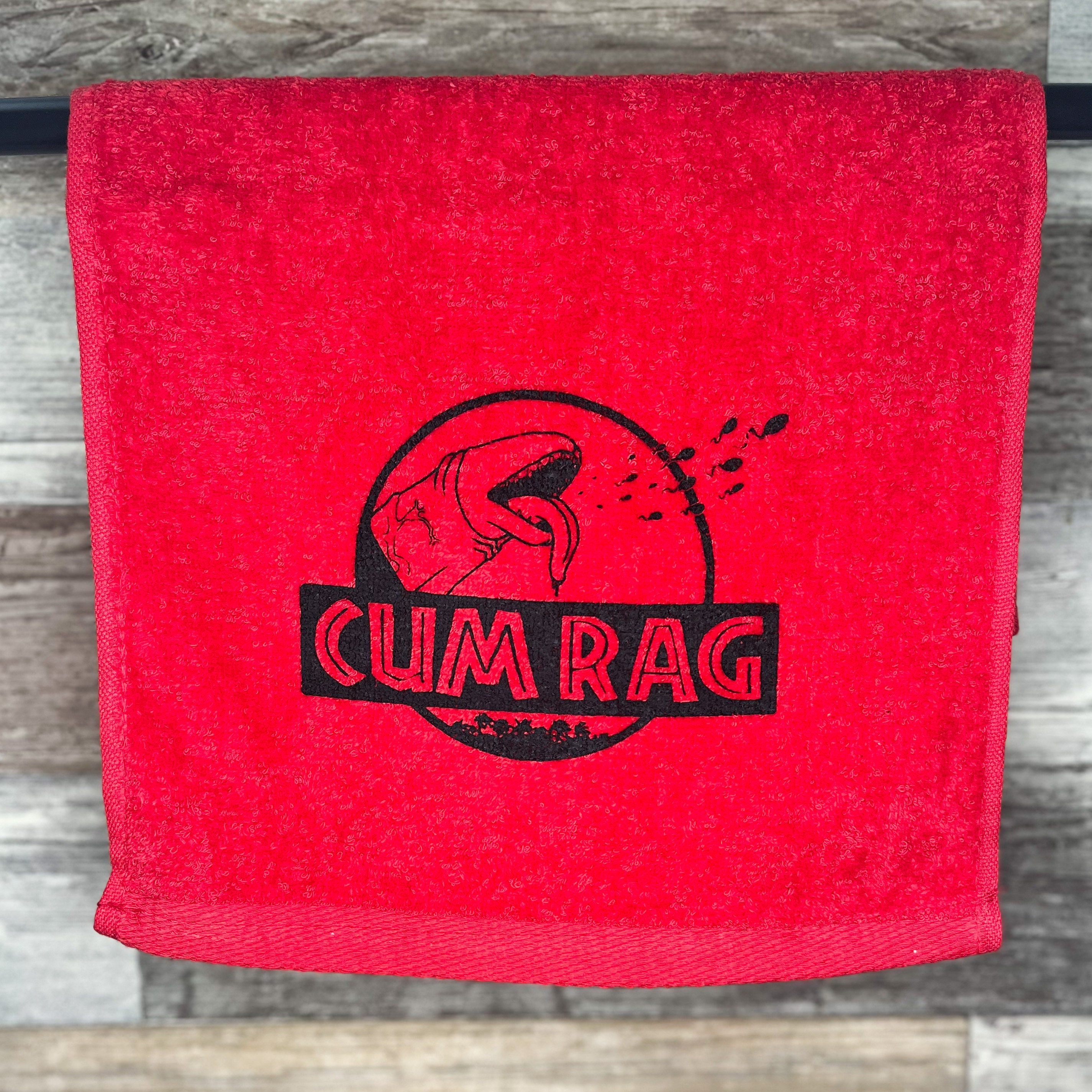 12x12 Clean up Rag Cum Rag Gag Gift Funny Gift Gifts for Him Home