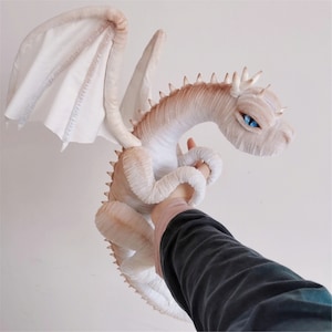 Brown Dragon doll furry Pet,Custom plush dragon Toy,personalized realistic fantasy creatures plush,Fantasy Dragon,pterosaur dinosaur for her