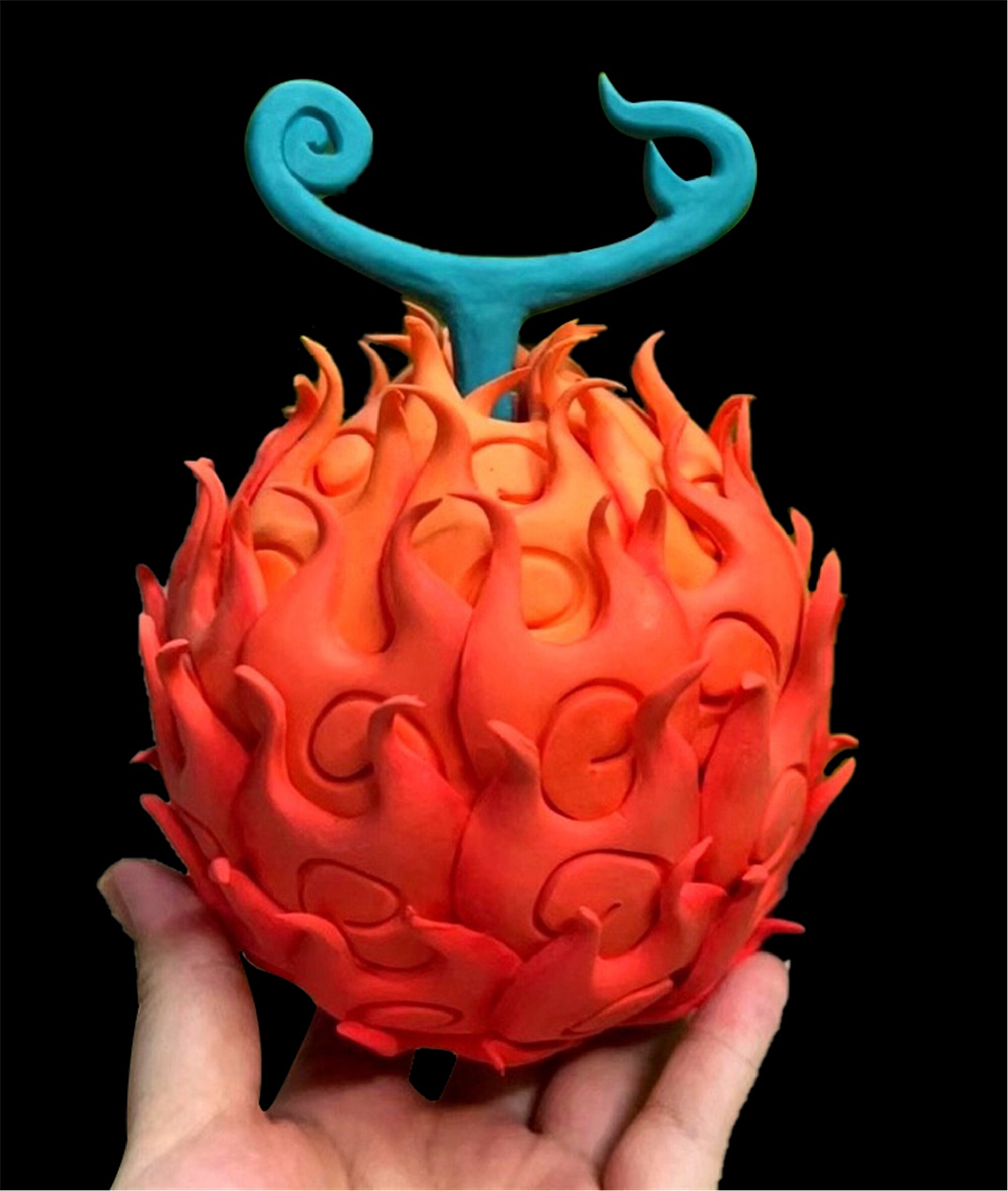 Gearhumans 3D Devil Fruits Mera Mera no Mi Ace Sabo Custom Ornament