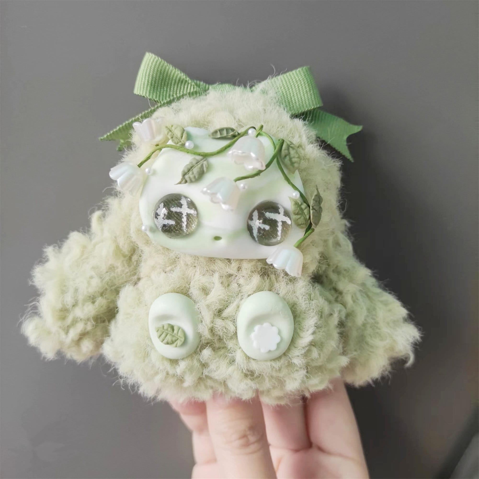 Lily of the Valley Dollbell Orchid Plush Rabbit Toycustom - Etsy