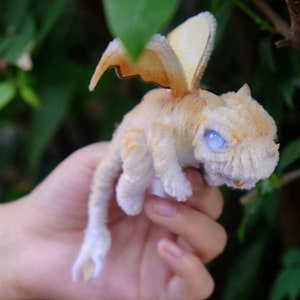 Orange Art Dragon dolls,Custom plush dragon Doll,personalized realistic fantasy creatures plush,Fantasy Dragon,pterosaur dinosaur for her