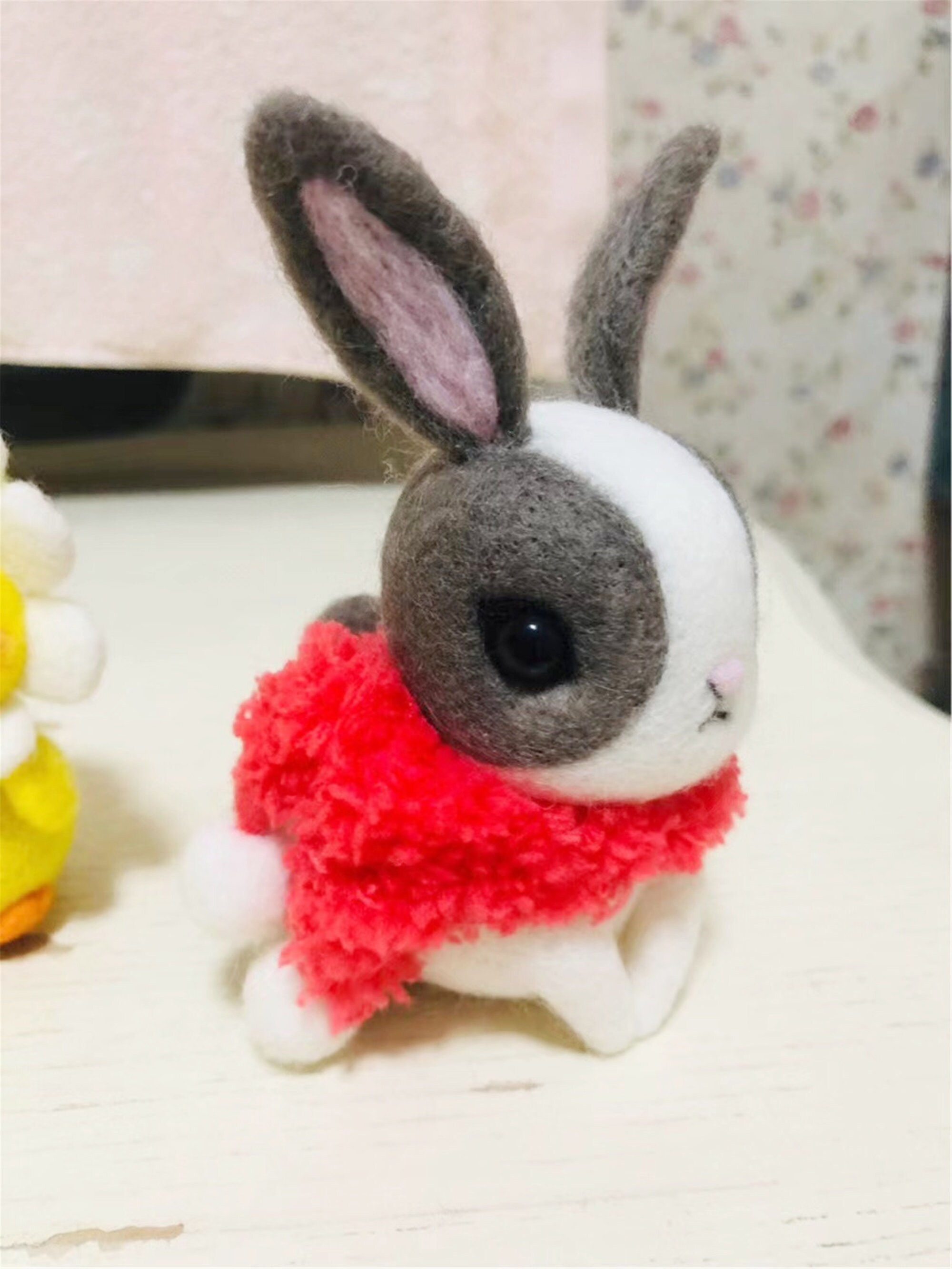 Rabbit Dollsfelted Bunny Ragdollscrochet Bunny Dollscute - Etsy