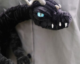 黒龍人形、カスタムぬいぐるみドラゴンおもちゃ、パーソナライズされた
