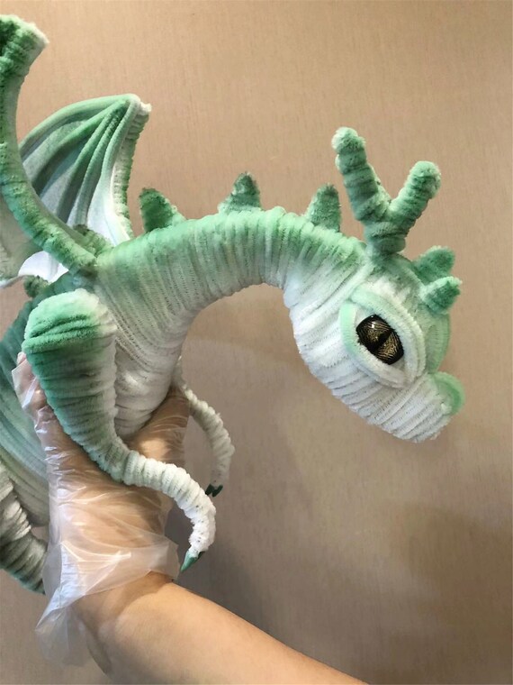 Dragon Doll,custom Green Plush Dragon Toy,personalized Realistic