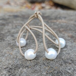 Large Pearl Hair Ties | Wedding Jewelry | Bridal Accessories