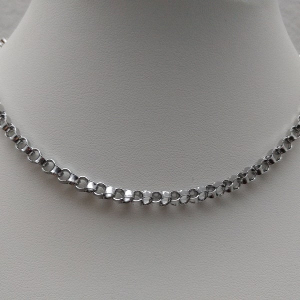 Bicycle Chain Necklace | 316L Stainless Steel | Industrial Jewelry