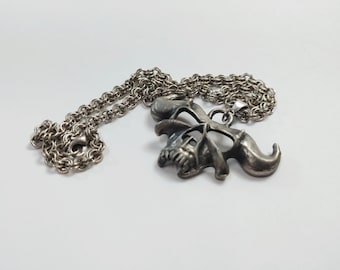 Danzig THRALL Iron Cross Pendant Lucifuge Necklace Misfits Samhain