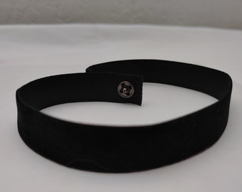 Black Velvet Choker | Dog Collar | Minimalist Necklace | Custom Jewelry