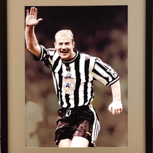 Alan Shearer Newcastle United A3 Canvas Digital LED Light up print