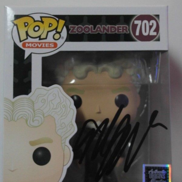 Signed Funko Pop #702 - Zoolander - Mugatu - Will Ferrell + COA