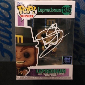 Signed Funko Pop Movies #1245 - Leprechaun - Warwick Davis  + COA