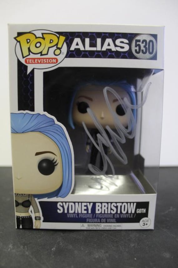 Signed Funko Pop #530 - ALIAS - Sydney Bristow - Jennifer Garner +