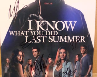 Autographed Poster - 13x19 - I Know What You Did Last Summer 2025 + COA