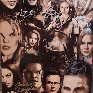Cast Signed Poster - TV Series - Buffy The Vampire Slayer - 13x19 + COA