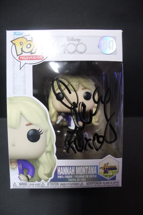 サイン入り Funko Pop TV #1347 - Disney 100 - ハンナ・モンタナ