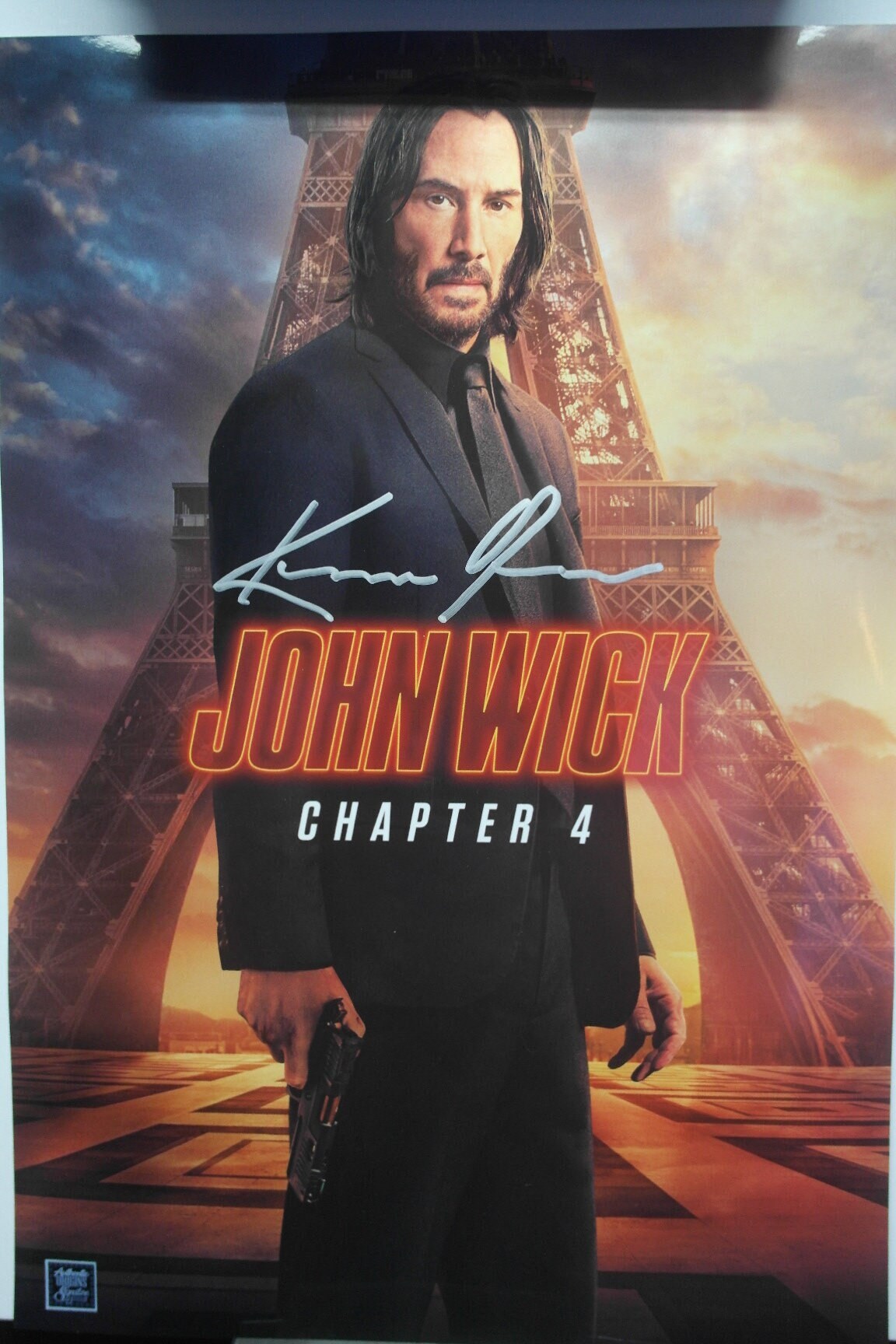 JOHN WICK Chapter 2 Cast(x6) Authentic Hand-Signed Keanu Reeves 11x14  Photo