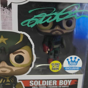 Signed Funko Pop #1408 - the Boys - Soldier Boy - Jensen Ackles