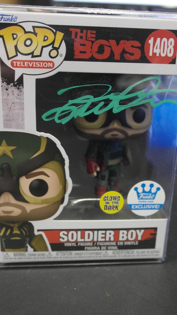 Signed Funko Pop #1408 - the Boys - Soldier Boy - Jensen Ackles