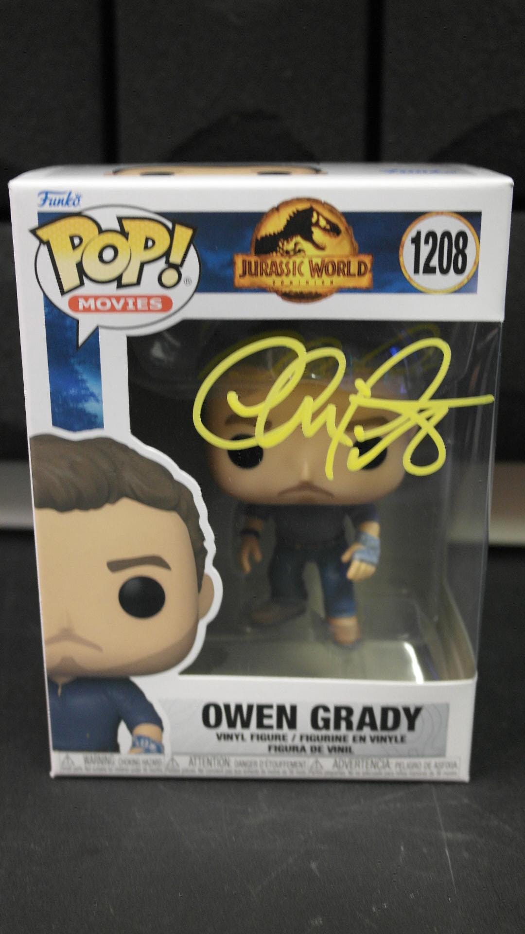 Jurassic World クリス・プラット 1208 サイン入りFunko Jurassic World クリス・プラット 1208 サイン入りFunko Funko