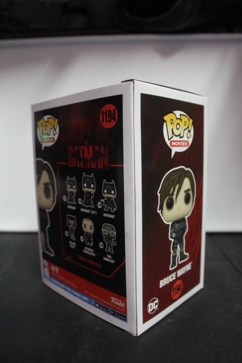 ロバートパティンソン　バットマン　直筆サイン入りファンコポップ　FunkoPOP サイン入り Funko Pop #1194 - バットマン - ブルース・ウェイン限定