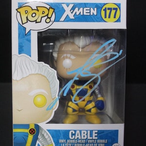 Signed Funko Pop #177 - X-Men - Cable - Josh Brolin  + COA