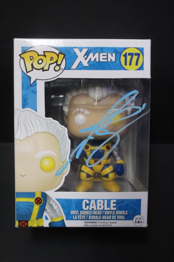 Signed Funko Pop #177 - X-men - Cable - Josh Brolin + COA - Etsy