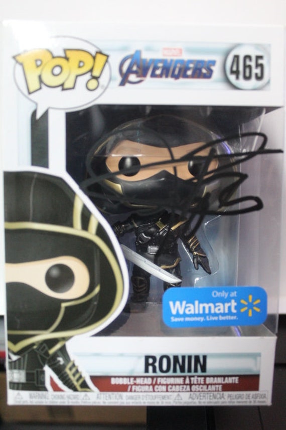 Signed Funko Pop #465 - Avengers - Ronin - Jeremy Renner