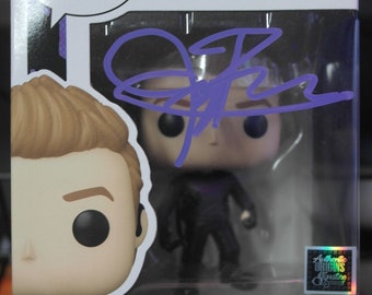 Autographed Funko Pop #1211 - Hawkeye - Marvel Tv Series - Jeremy