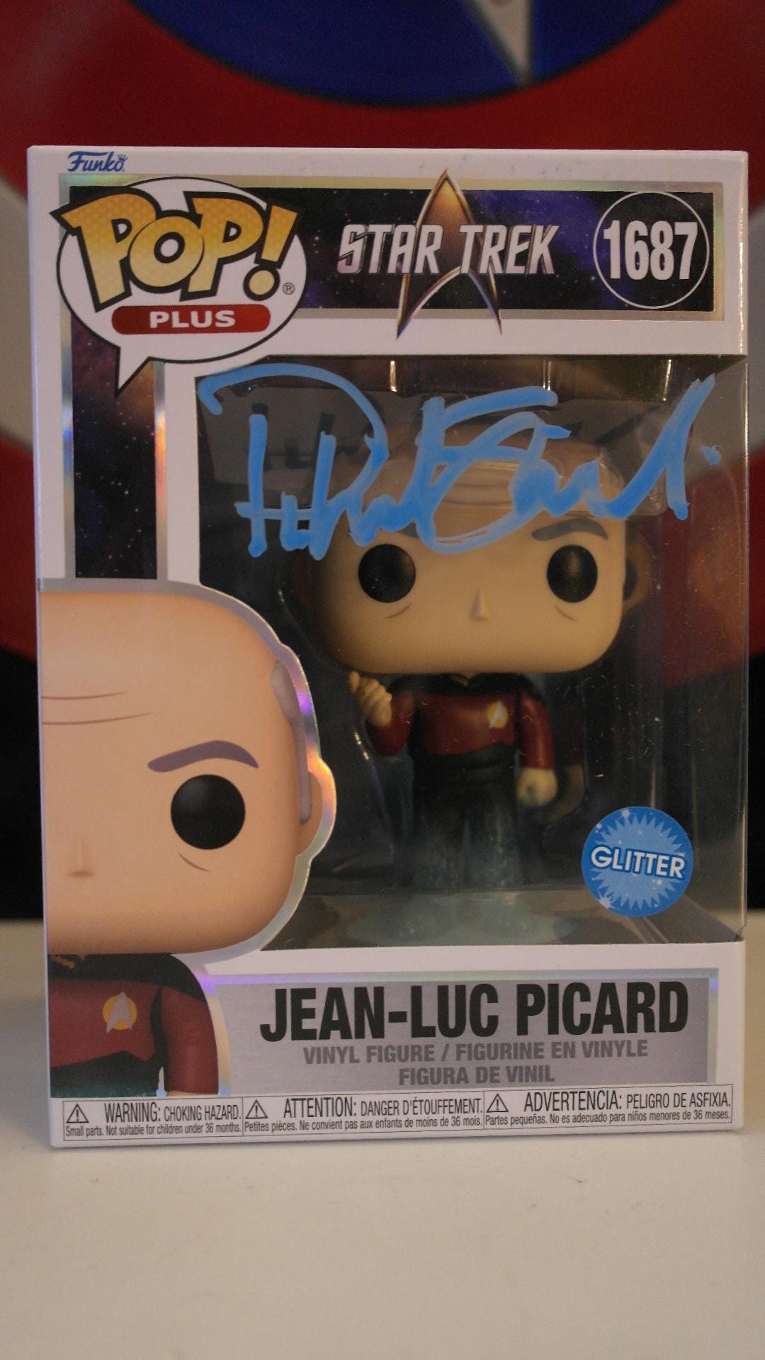 Signed Funko Pop Plus #1687 - Star Trek - Jean-luc Picard