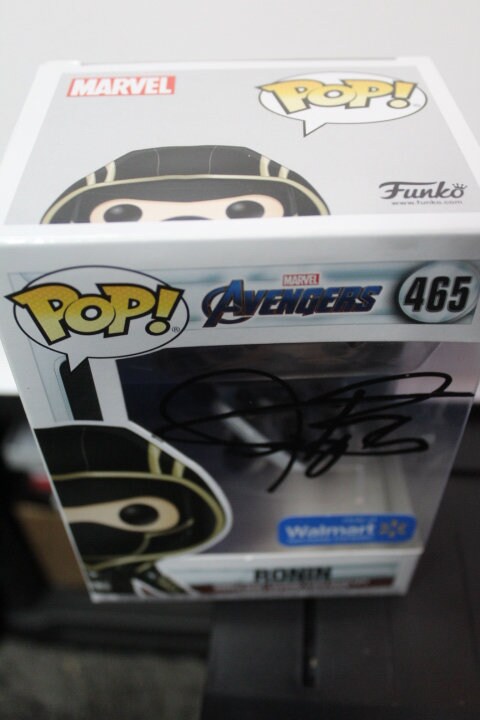 Signed Funko Pop #465 - Avengers - Ronin - Jeremy Renner