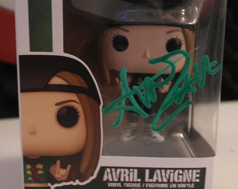 Signed Funko Pop #390 - Avril Lavigne - Singer + COA - Etsy