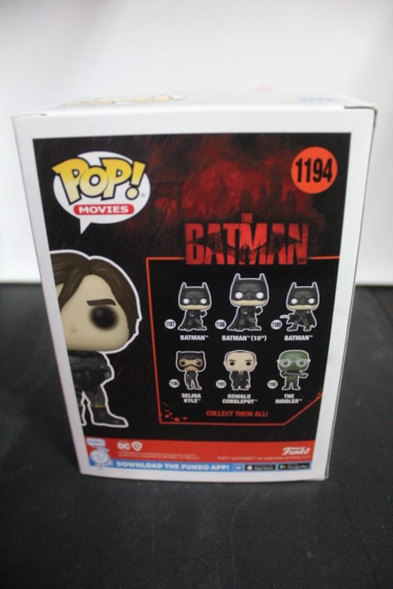 ロバートパティンソン　バットマン　直筆サイン入りファンコポップ　FunkoPOP サイン入り Funko Pop #1194 - バットマン - ブルース・ウェイン限定